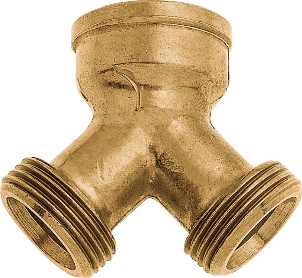 GEKA plus Abzweigstück Innengewinde G1" 2x Außengewinde 1" Messing SB-0