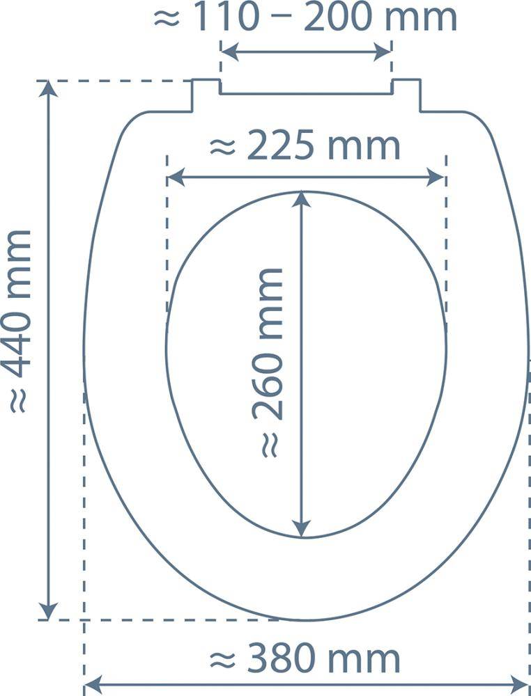 Holzkern WC-Sitz WHITE, mit Absenkautomatik mit Absenkautomatik-2