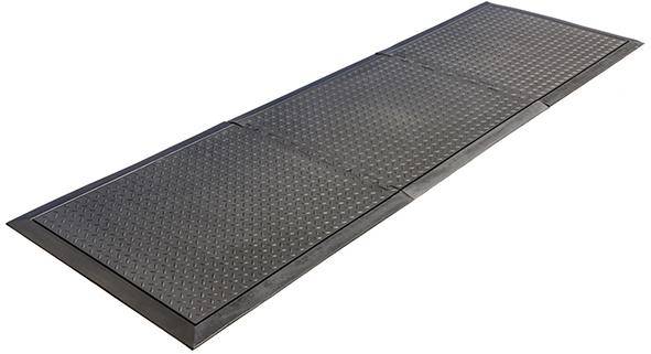 VR TRADE Puzzlematte Endstück 13mm stark 710x780mm SBR/NR-1