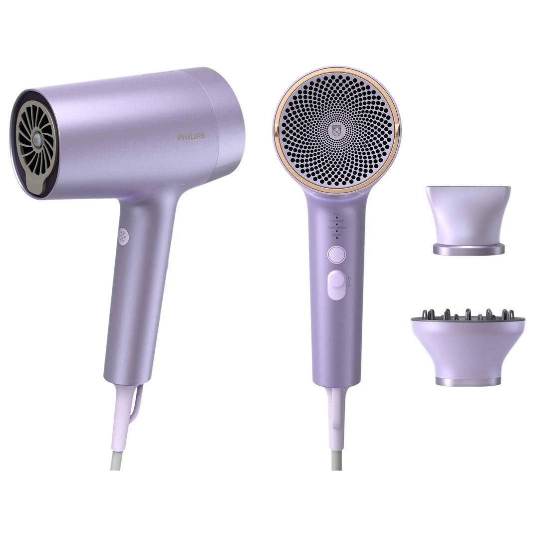 7000 Series Hair Dryer BHD723-10 with ThermoShield Technology 1800W Lilac Home & Living Haarpflege &-1