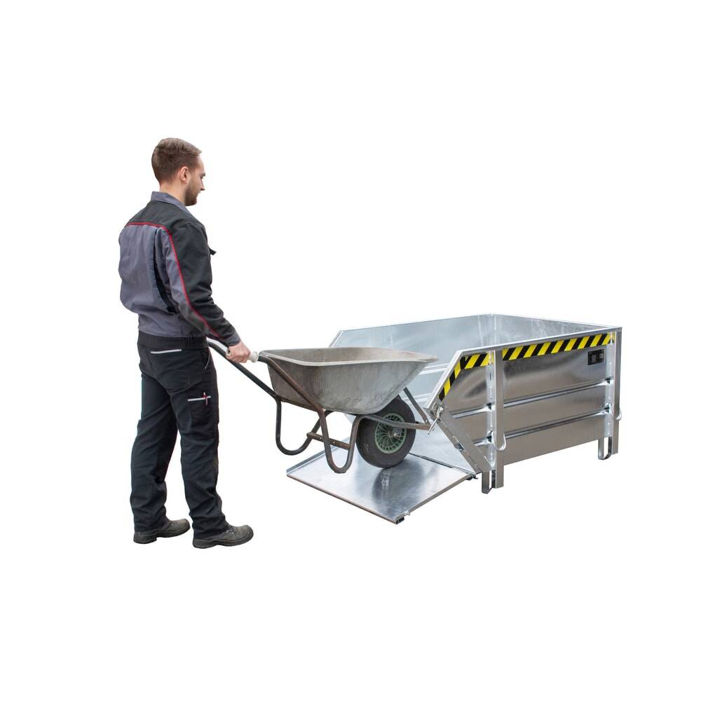 Bauer® Baustoffbehälter BBK 100, feuerverzinkt-1