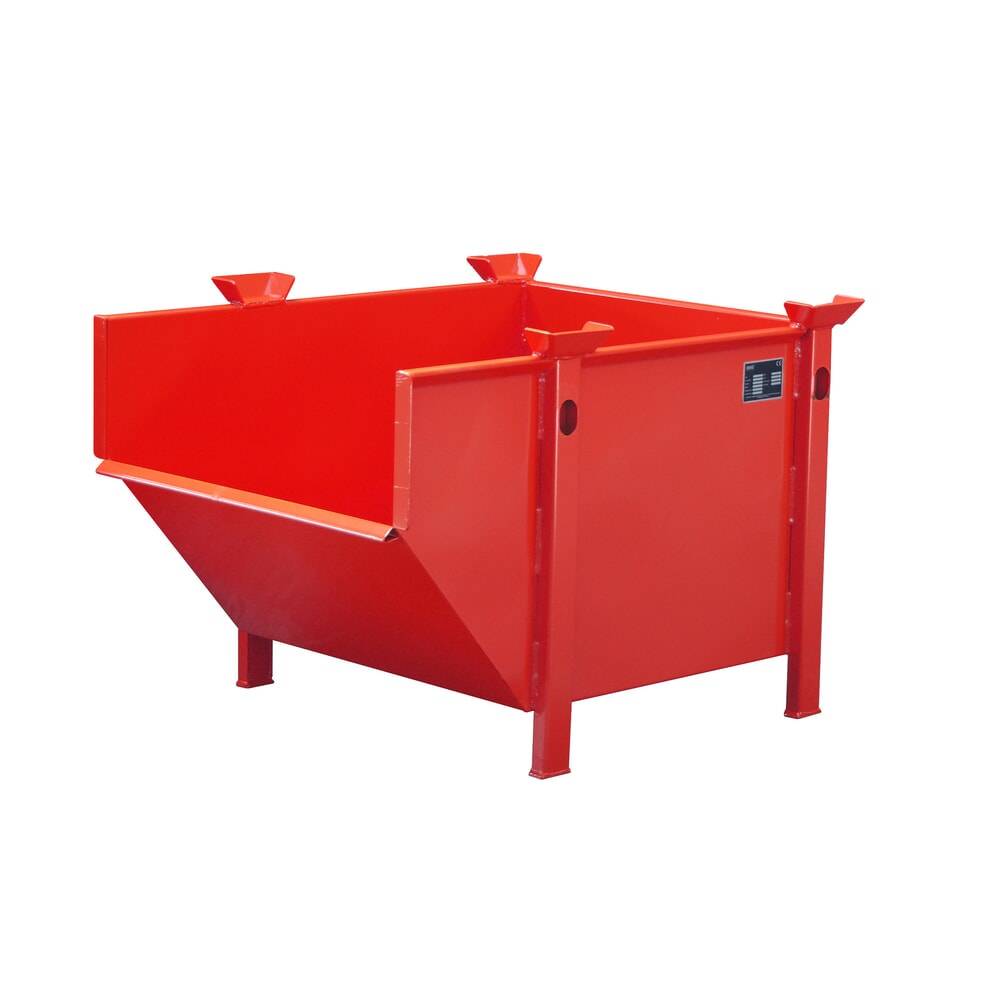 Bauer® Materialbehälter BBM 500, lackiert, Feuerrot-0