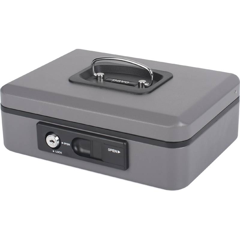 pavo Geldkassette Deluxe, silber, Breite: 250 mm-0