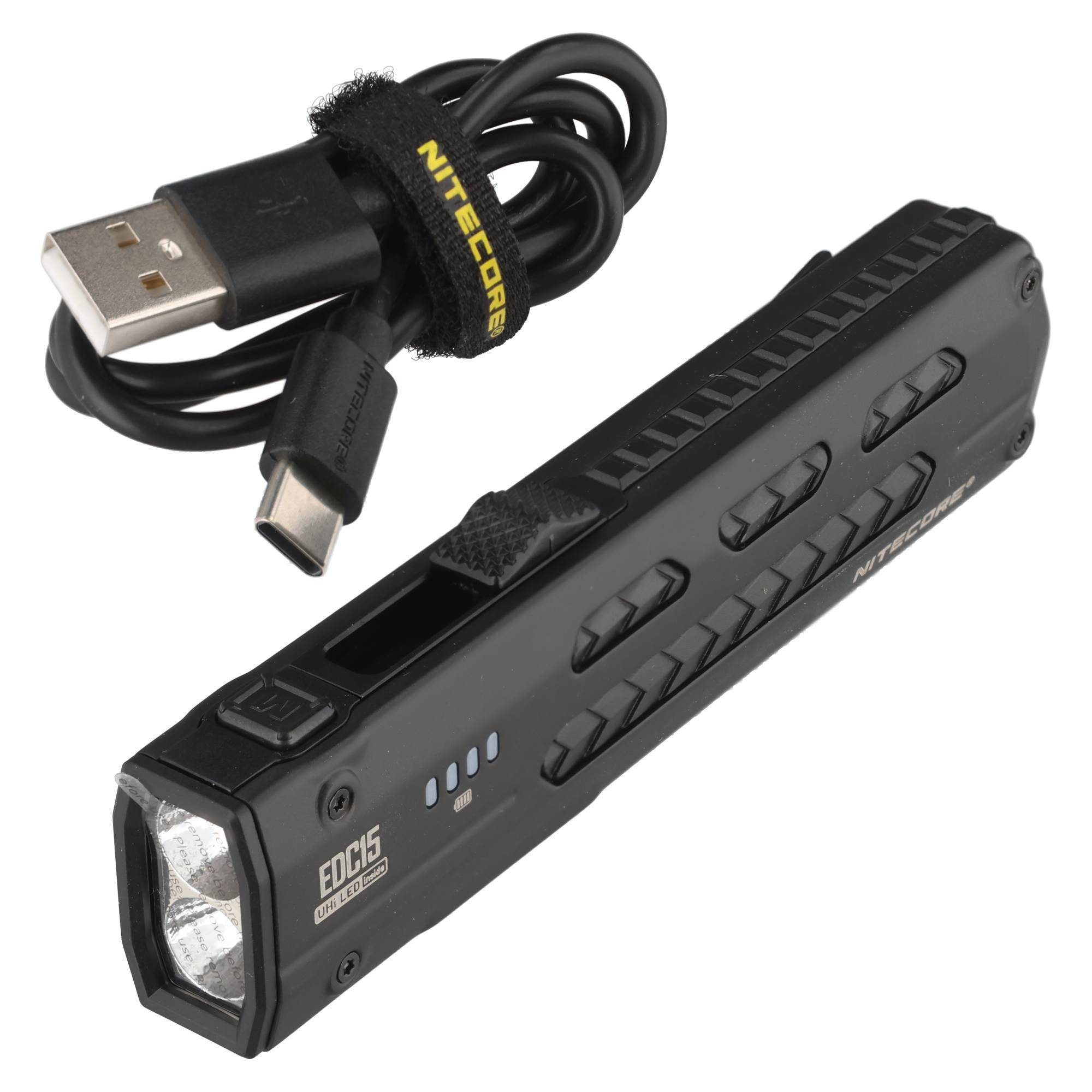 Nitecore EDC15 - 1200 Lumen + UV-1