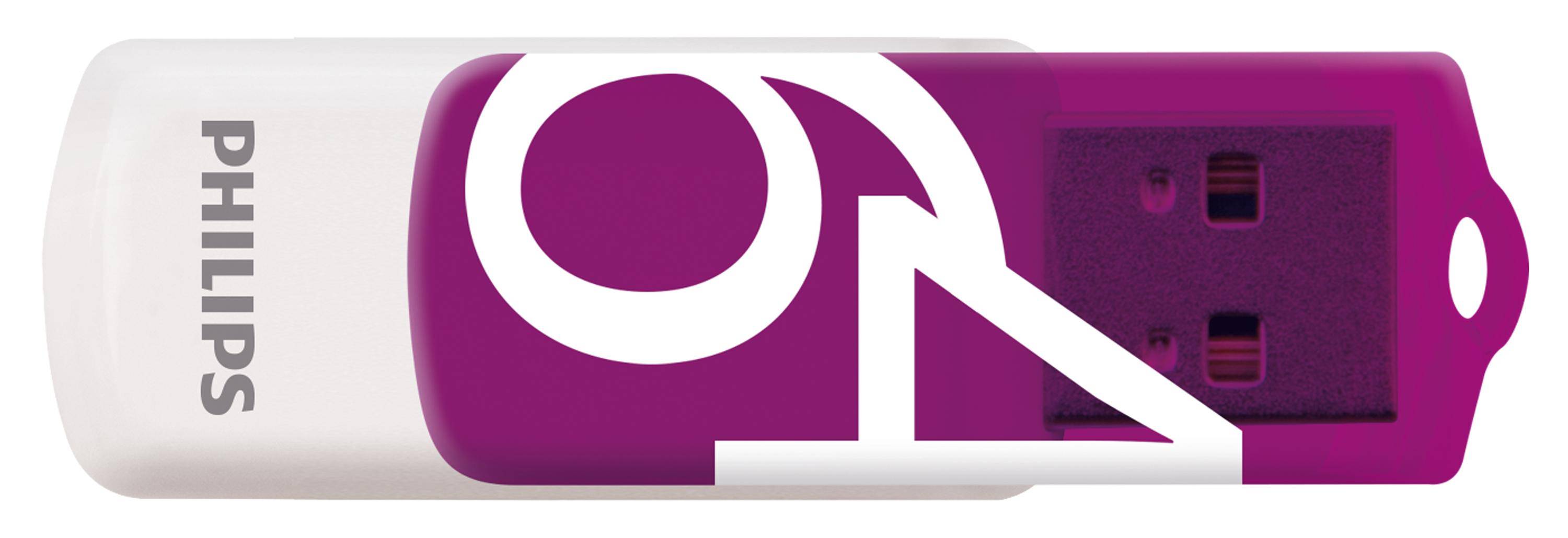 Philips VIVID USB-Stick 64 GB Purple FM64FD05B/00 USB-A (USB 2.0)