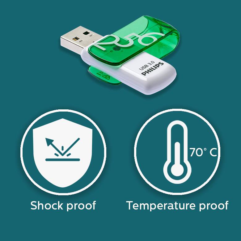 Philips USB 3.0 256 GB Vivid Edition Green USB-Stick 256 GB-4