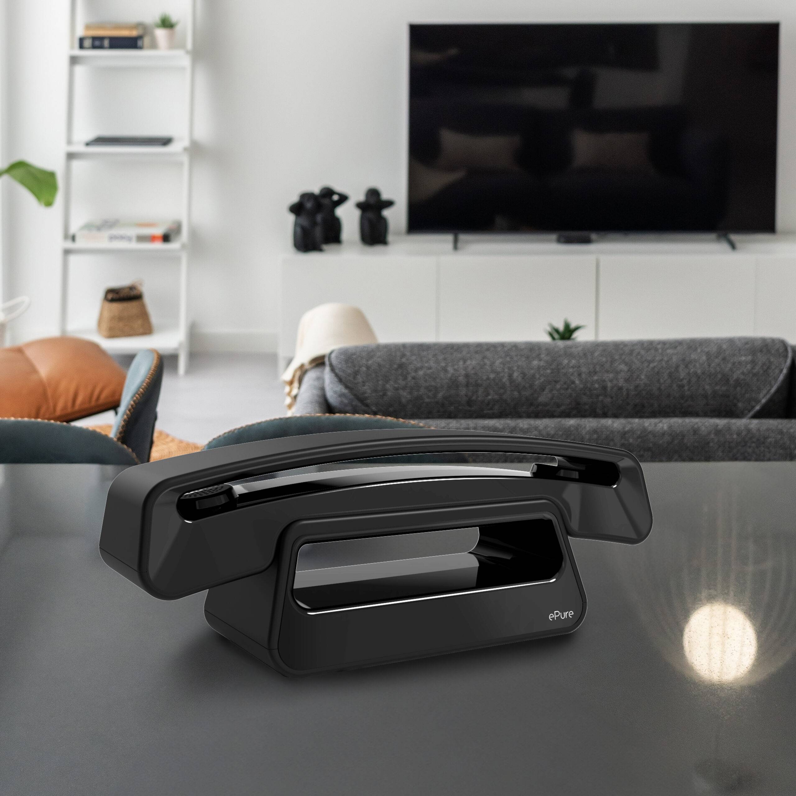 Alcatel ePure Iconic Festnetztelefon DECT - Schwarz-1
