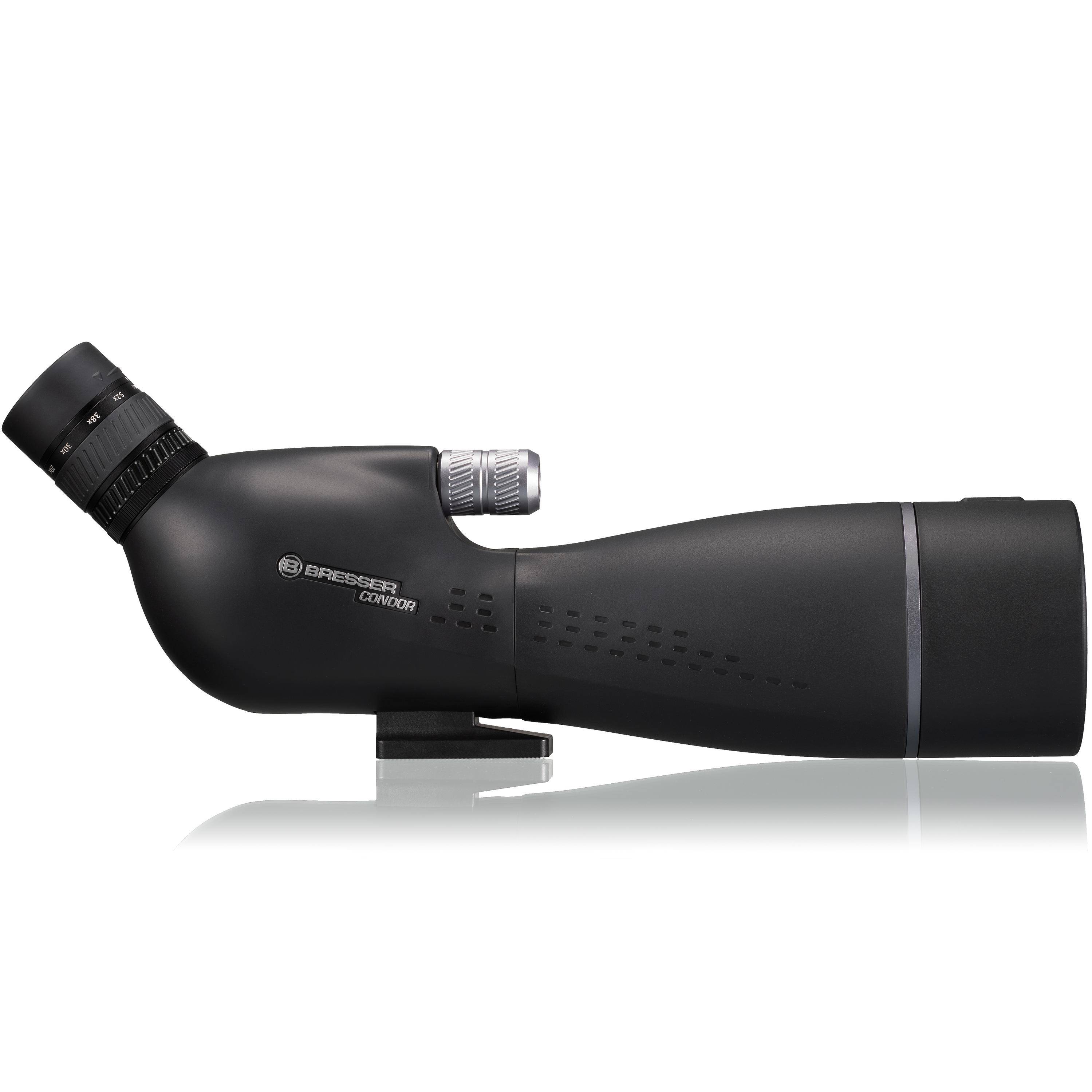 Bresser Optics Condor 20-60x85 Gen. II, 95 mm, 420 mm, 157 mm, 1,54 kg, Schwarz, 36 m-1