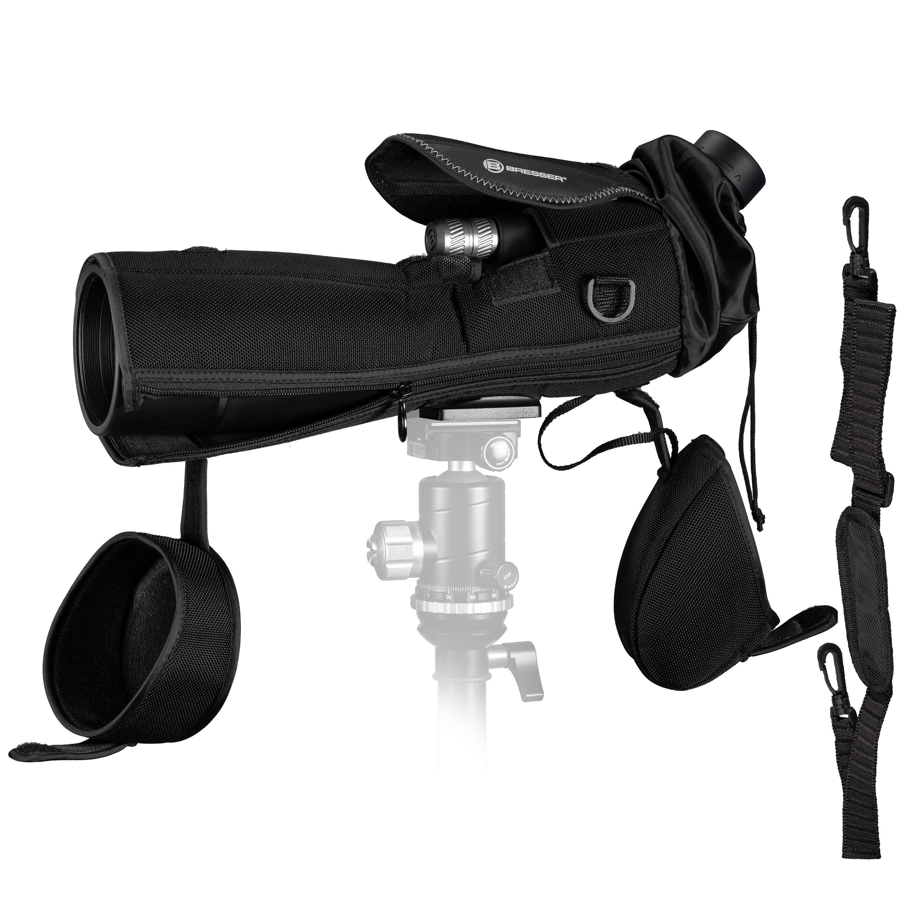 Bresser Optics Condor 20-60x85 Gen. II, 95 mm, 420 mm, 157 mm, 1,54 kg, Schwarz, 36 m-3
