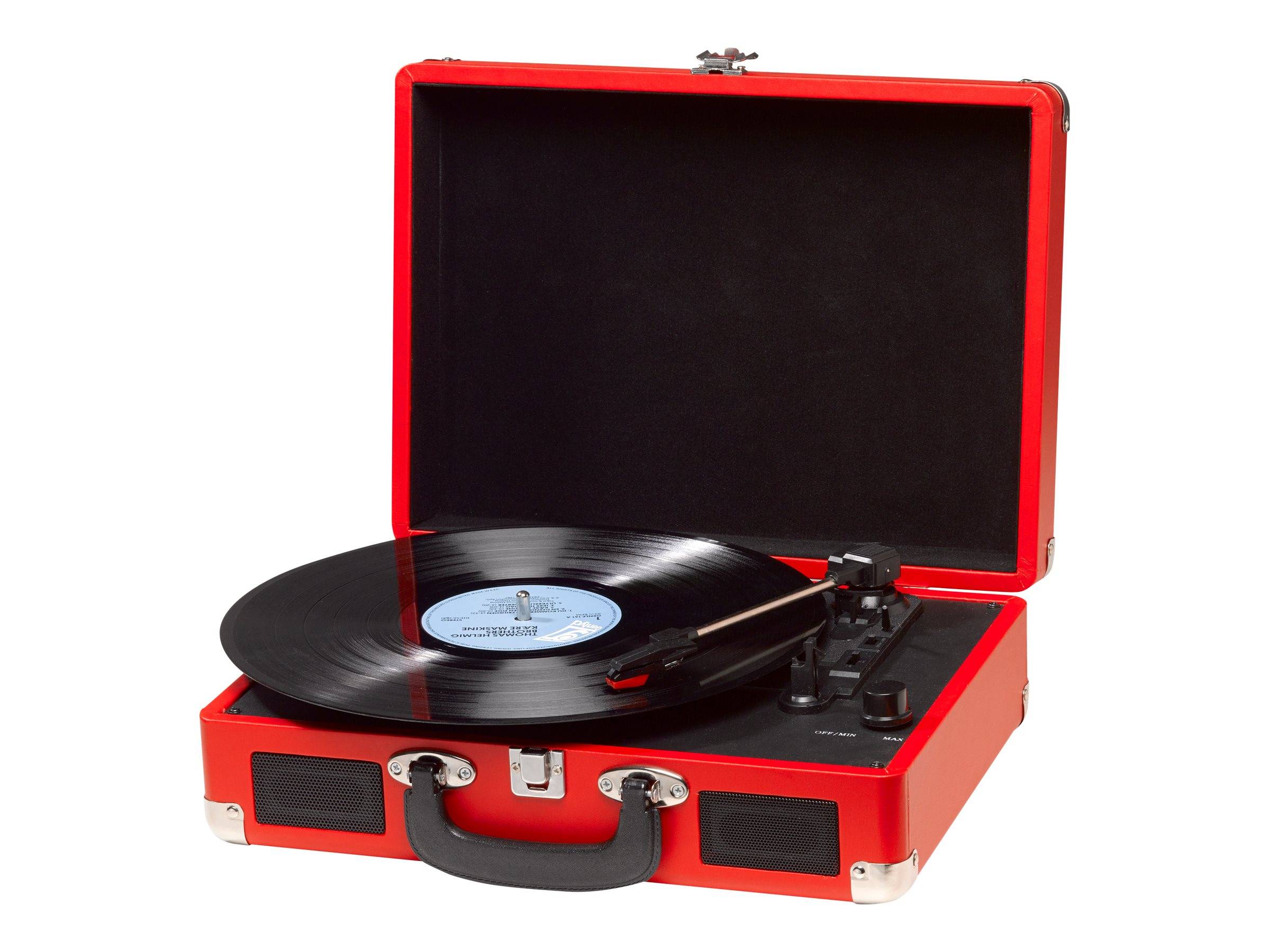 Inter Sales DENVER VPL-120 - Plattenspieler 1 Watt - Rot-0