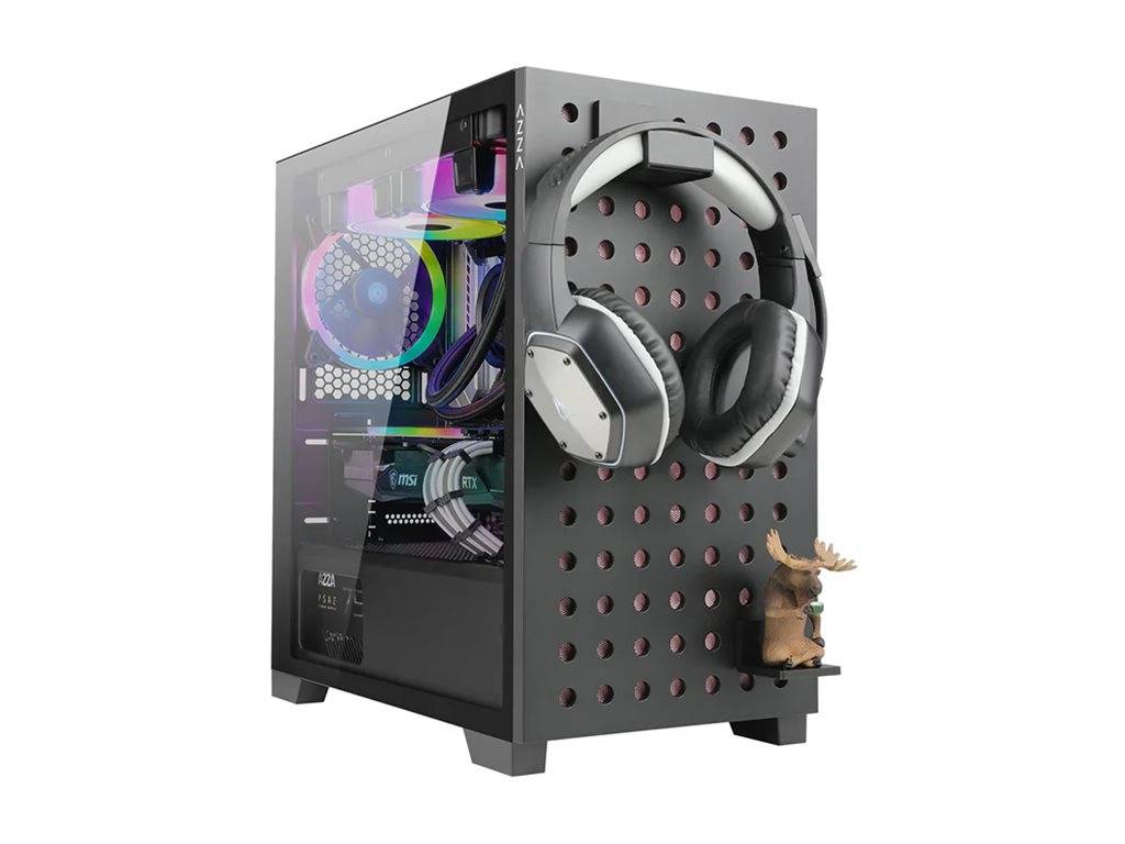 AZZA Elise - microATX-Turm - Seitenteil mit Fenster (gehärtetes Glas)-3