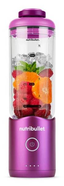 NutriBullet NBP013VT, Tragbarer Mixer, 0,59 l, Eis-Crusher, Violett-0