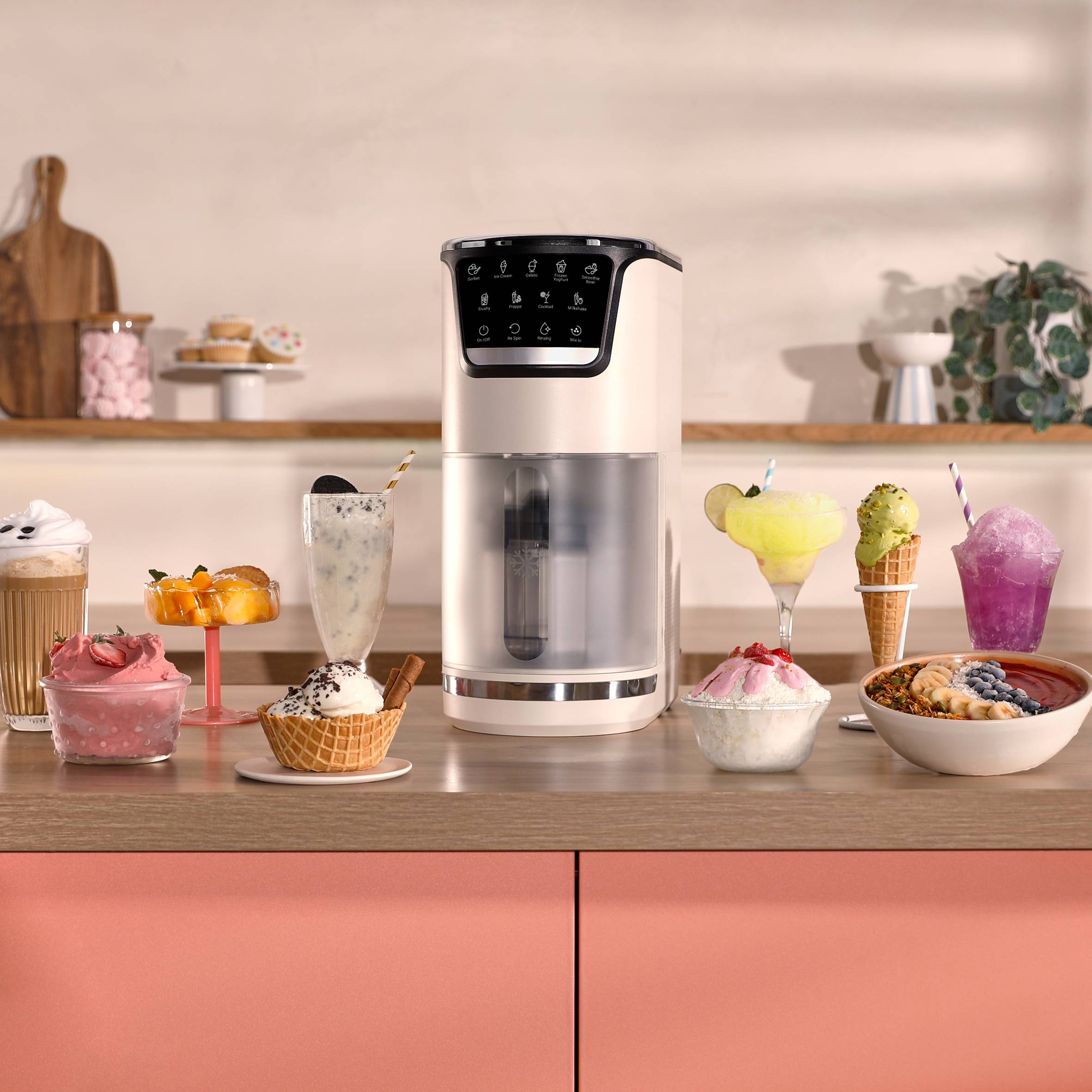 Tefal Dolci IG602AE0 Eismaschine Traditionelle Eismaschine 1,4 l Weiß-2