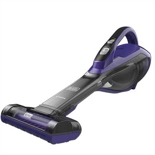 Black & Decker DVA325JP07, Trocken, Zyklonal, Beutellos, Violett, 0,5 l, Akku-0