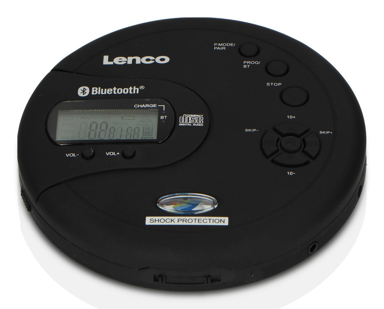 Lenco CD-300 MP3 Spieler Schwarz (CD-300SCHWARZ)-0