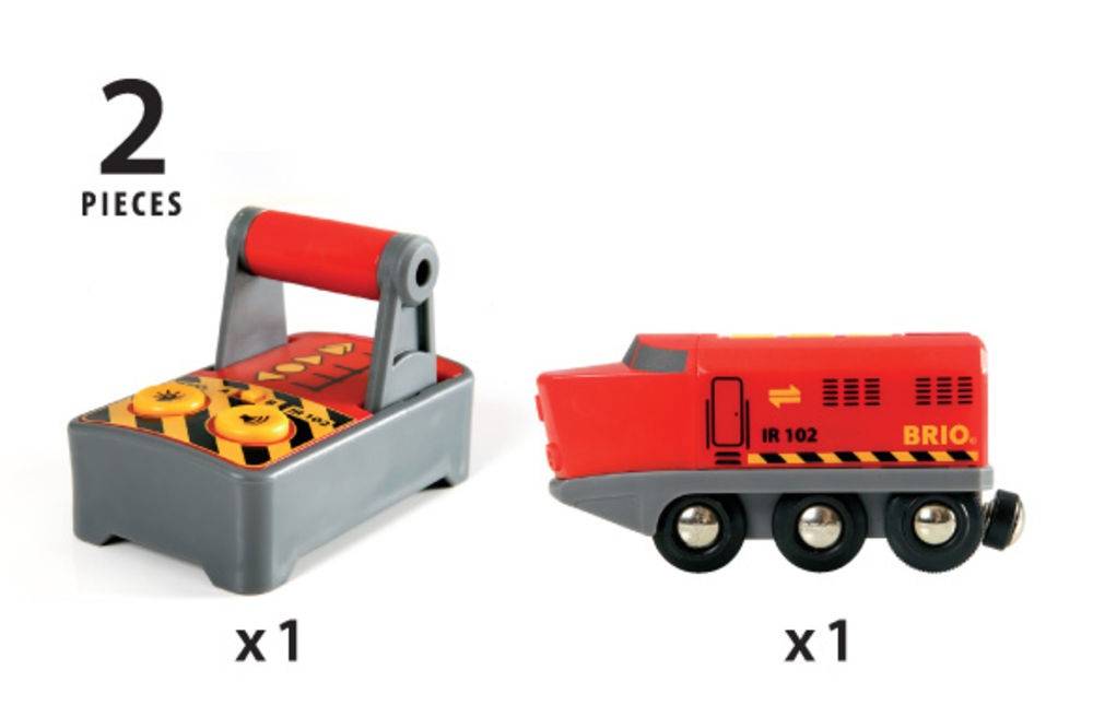 BRIO 7312350332131, Zug, Lift and Load, 0,3 Jahr(e), AA, Schwarz, Grau, Rot, Gelb-2
