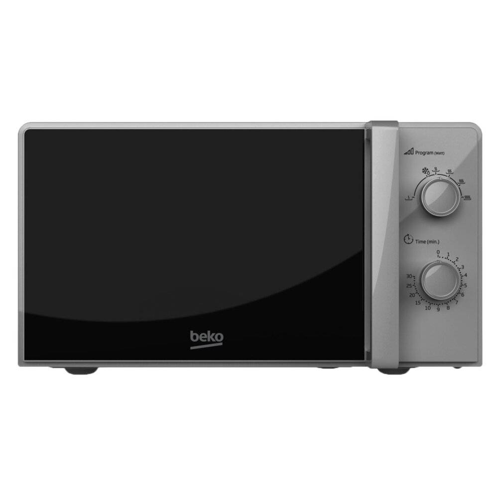 Beko MOC20100SFB Solo-Mikrowelle, 700 W, 20 Liter Garraum, silber-0