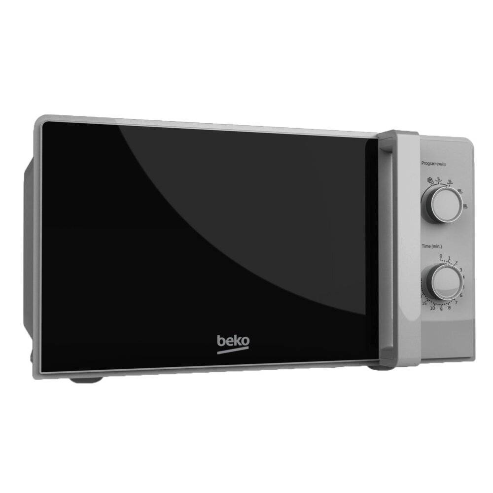 Beko MOC20100SFB Solo-Mikrowelle, 700 W, 20 Liter Garraum, silber-2