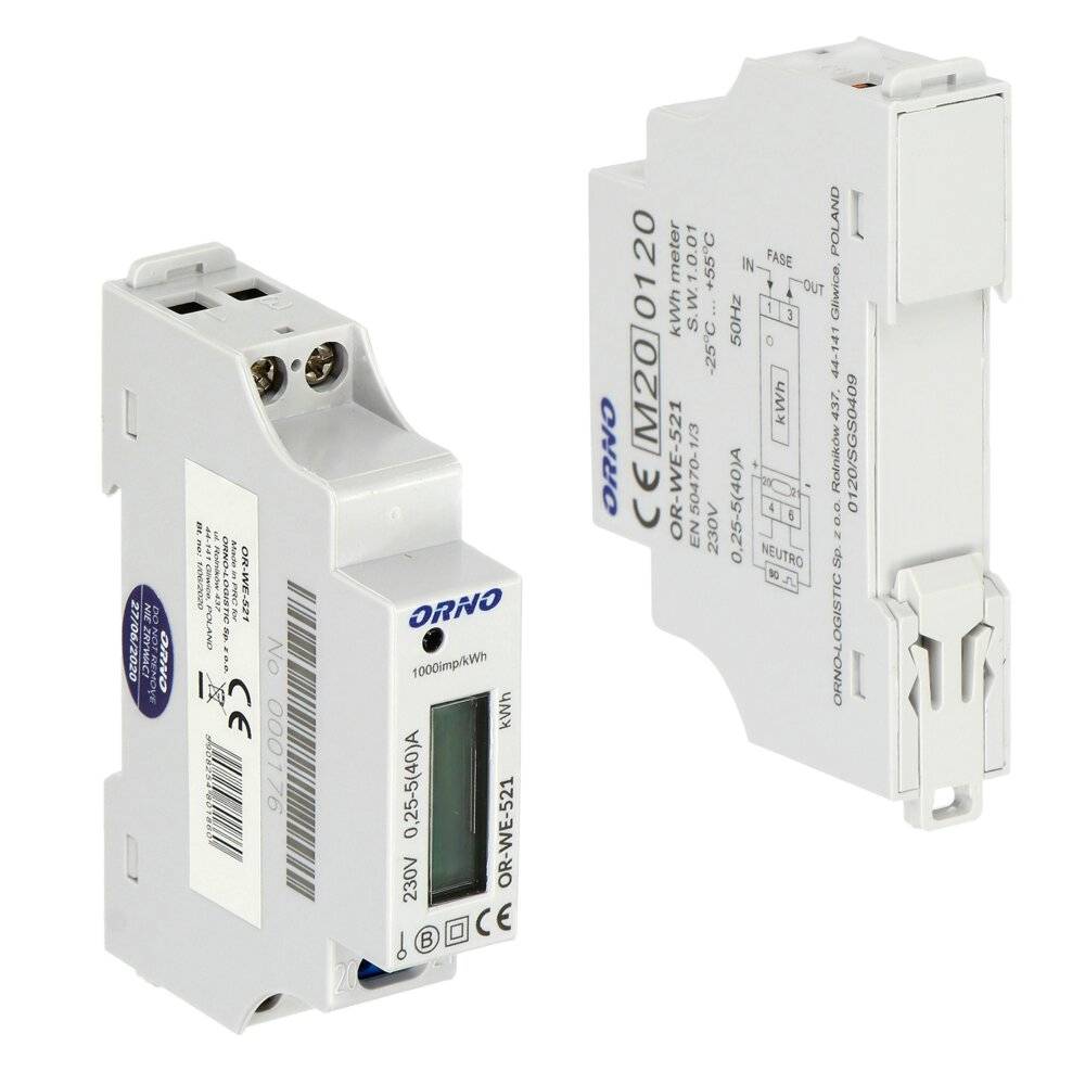 Wechselstromzähler 40A OR-WE-521-2