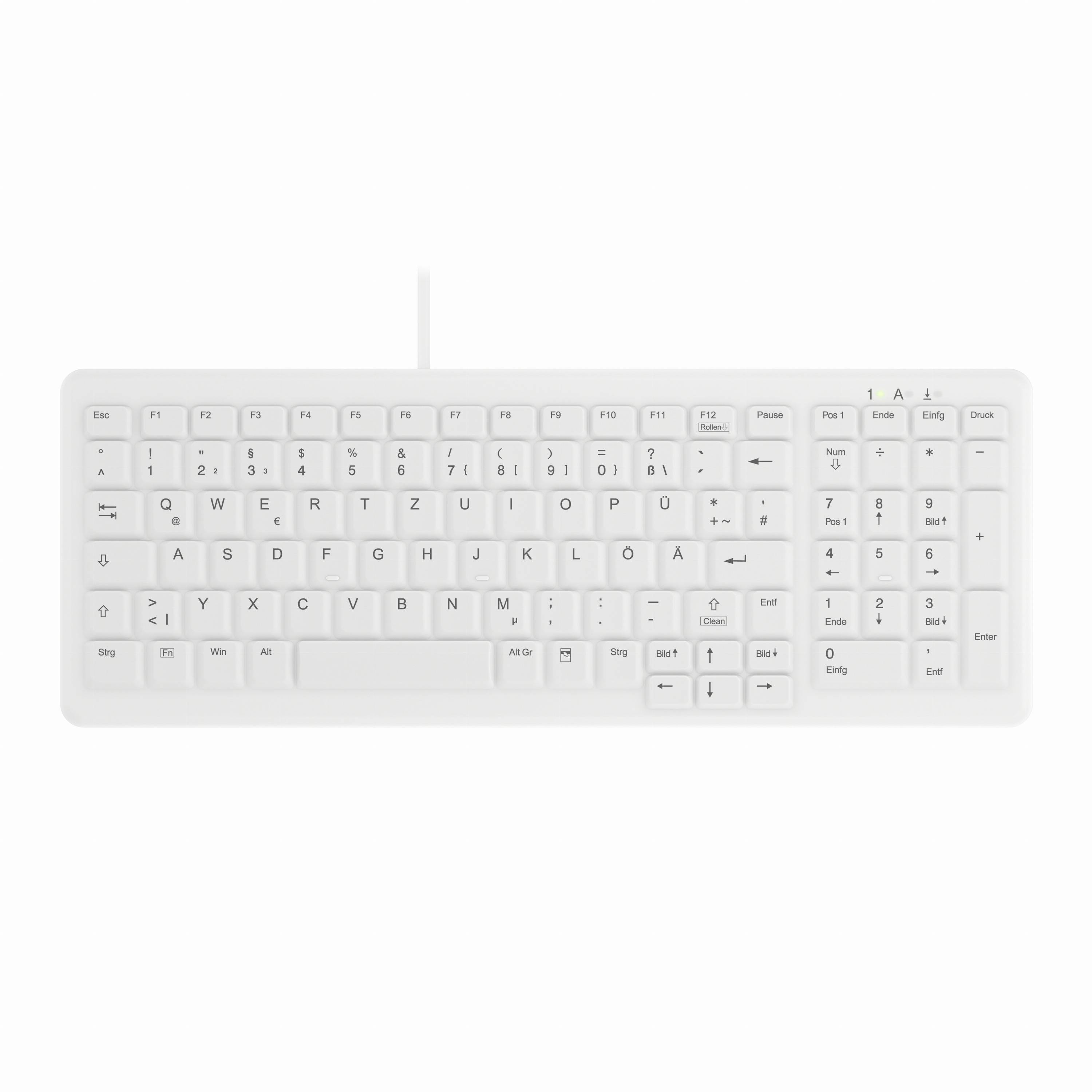 Active Key MedicalKey AK-C7000 - Tastatur - USB - Deutsch - weiß-0