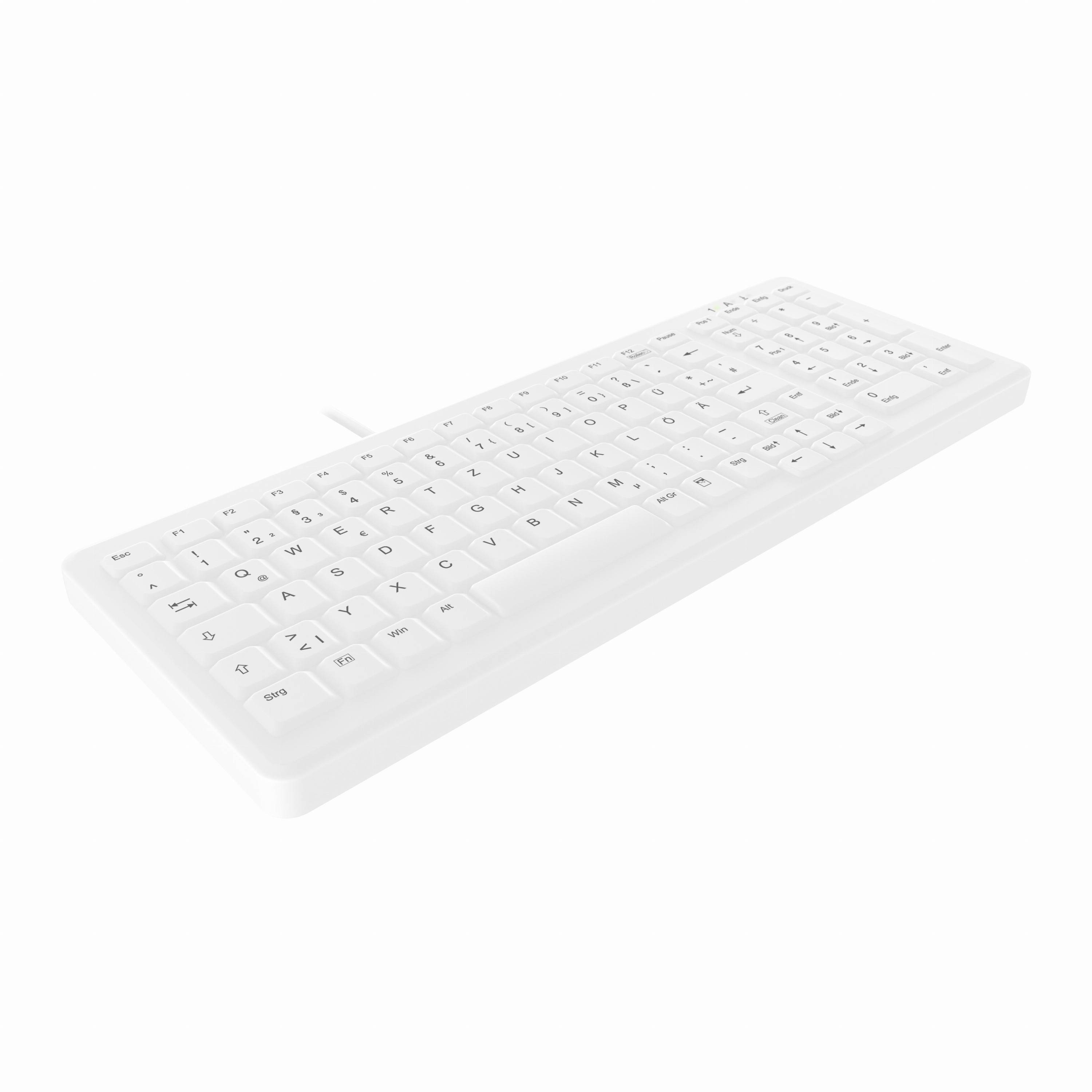 Active Key MedicalKey AK-C7000 - Tastatur - USB - Deutsch - weiß-1