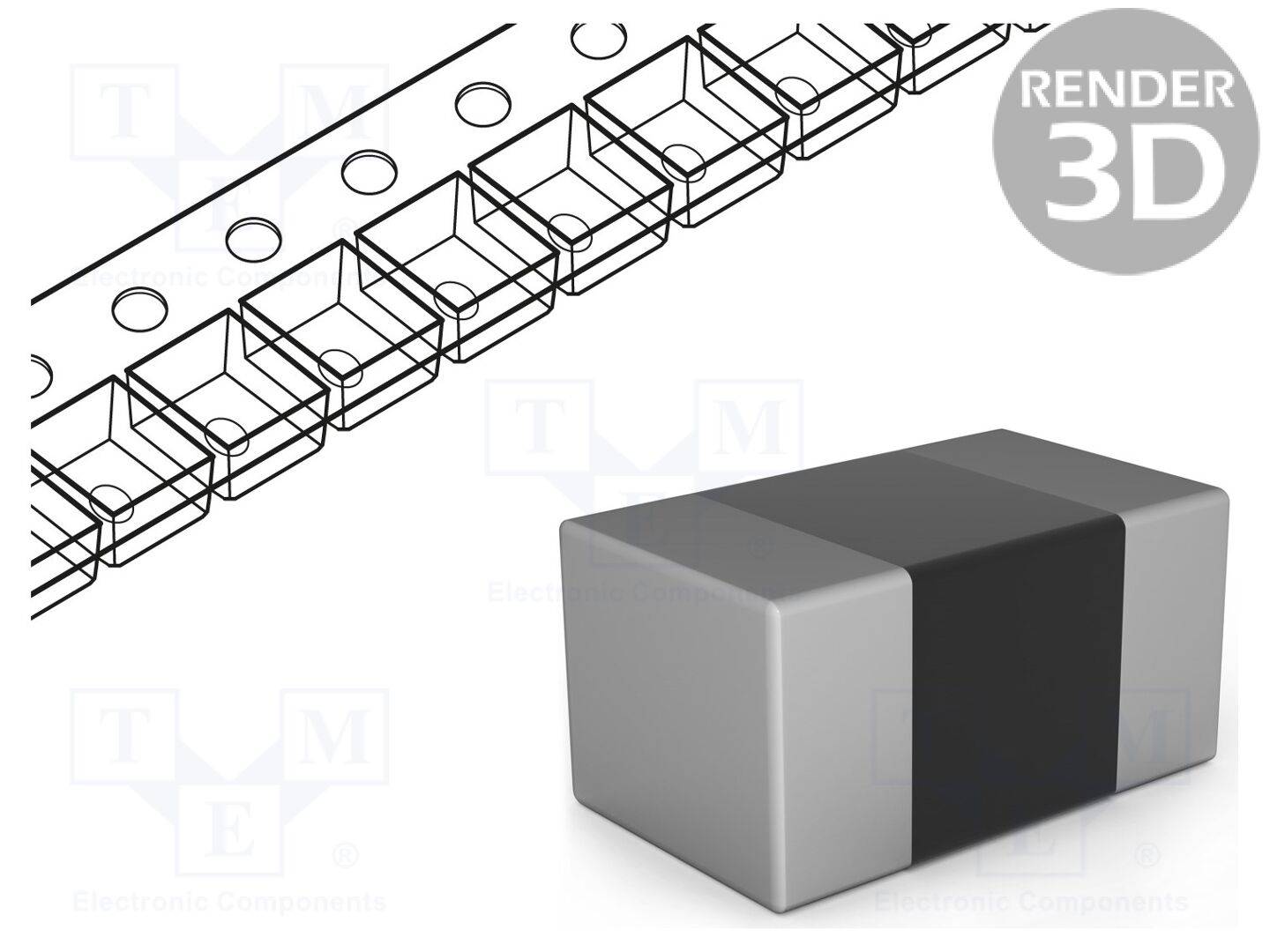 Imp.@ 100MHz: 240Ω SMD R: 0,38Ω 0201 0,35A Ferrit: Perle BLM-0
