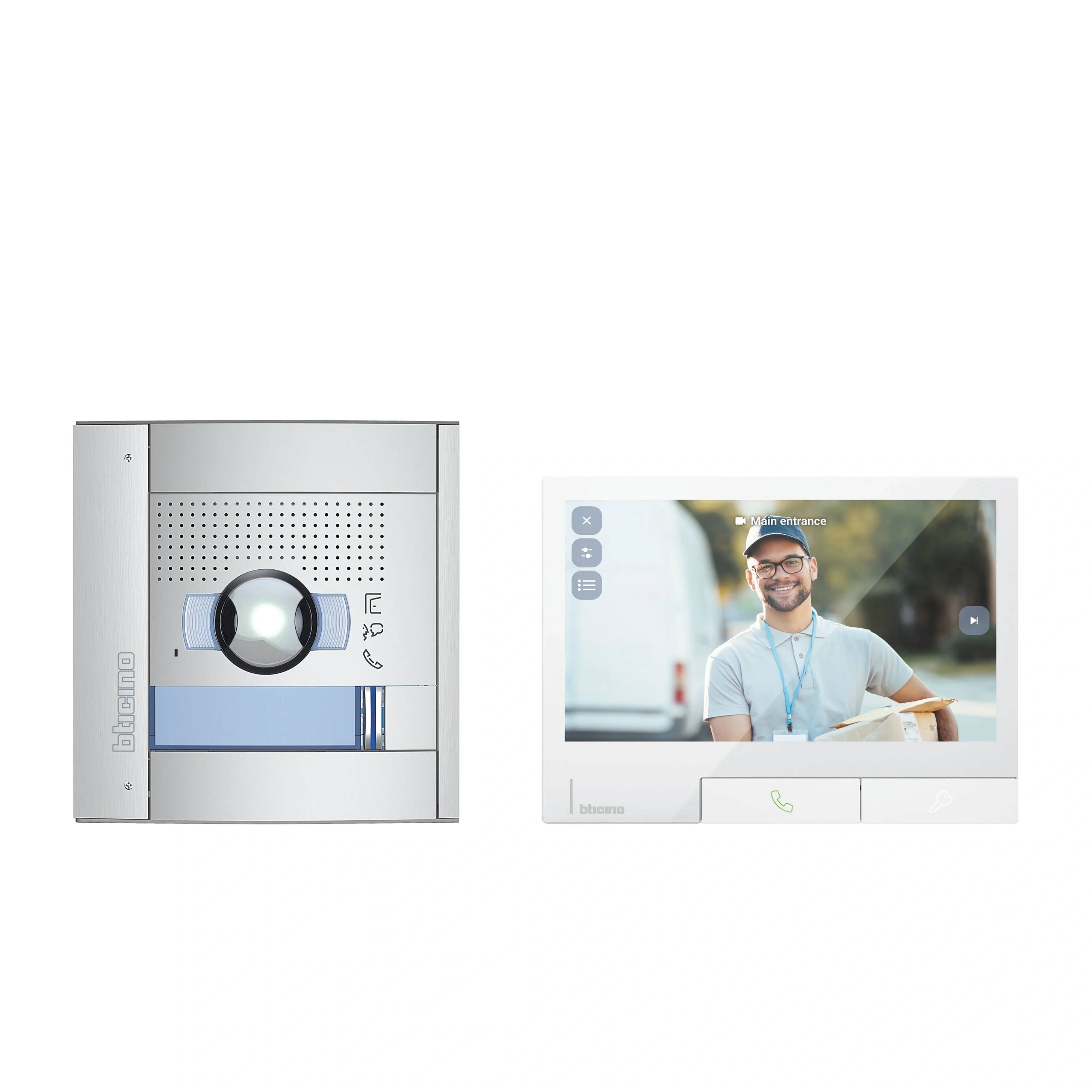 BTICINO Video-Türsprechset Flex'ONE SFERA + CLASSE 300X Light, 7", WLAN, 1 Stk.-0