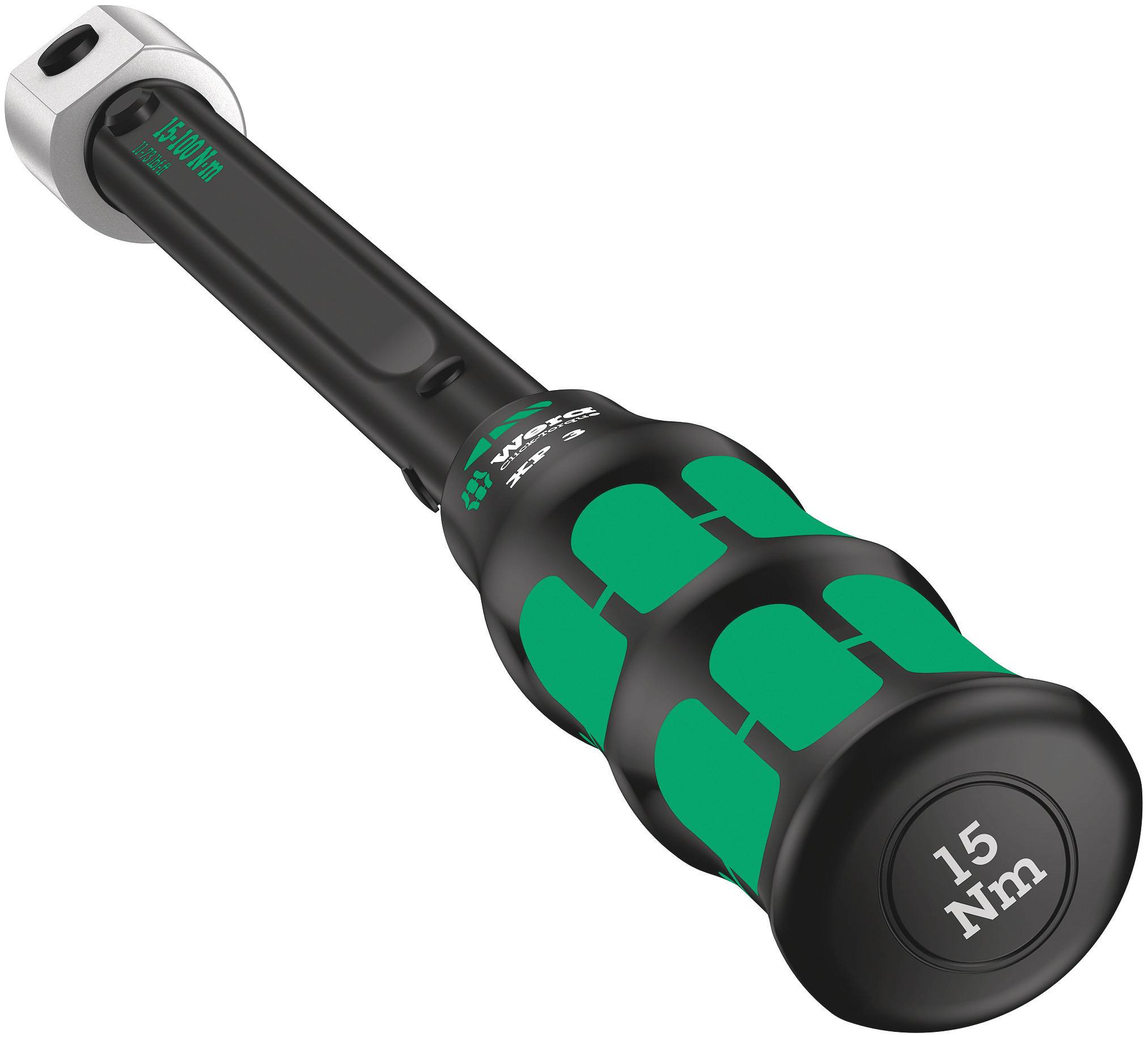Click-Torque XP 3 Voreingestellter, einstellbarer Drehmomentschlüssel für Einsteckwerkzeuge, 15-100 Nm, 15 Nm, 9x12 x 15-1