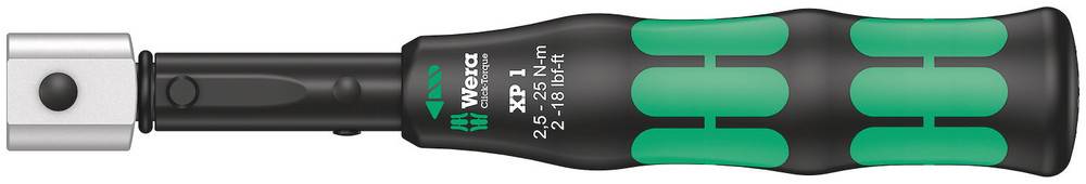 Wera Click-Torque XP 1 Voreingestellter, einstellbarer Drehmomentschlüssel für Einsteckwerkzeuge, 2,5-25 Nm, 2,5 Nm-2