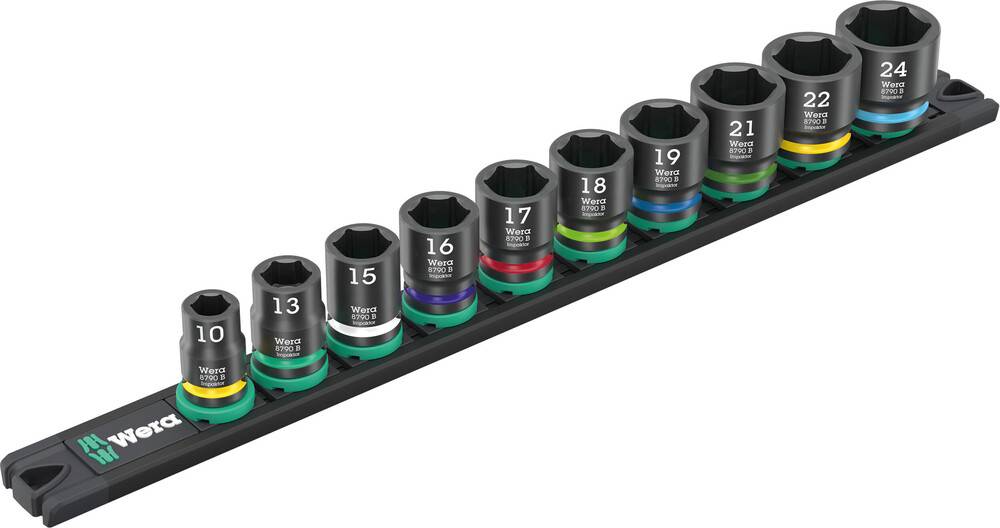 Wera 9607 Nuss-Magnetleiste B Impaktor 1-2