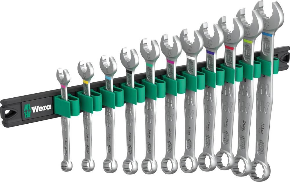 Wera 9640 Magnetleiste 6003 Joker 1 Ringmaulschlüssel-Satz-3