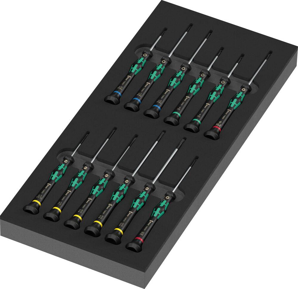 Wera 9716 Schaumstoffeinlage Schraubendreher Kraftform Micro Set 2-1