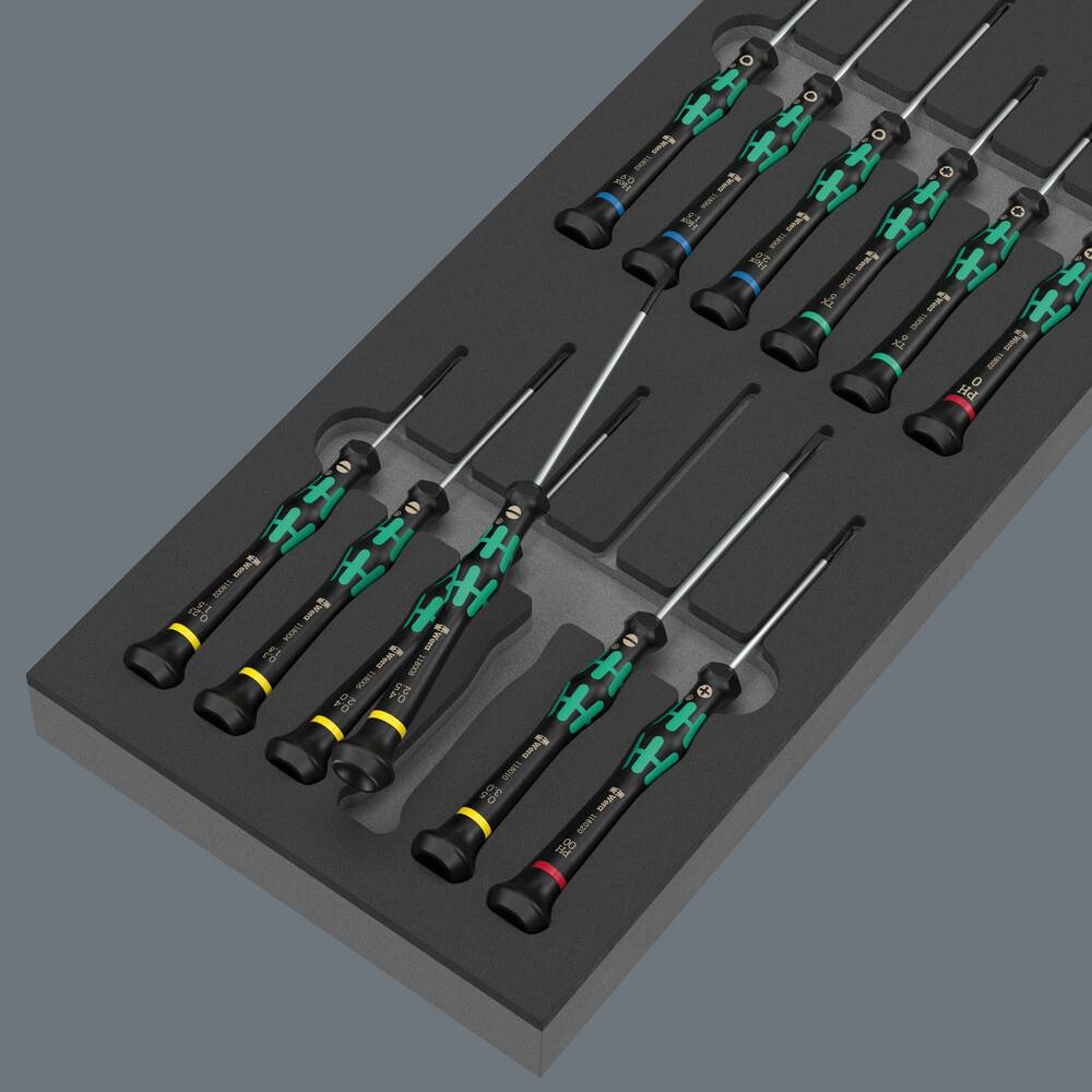 Wera 9716 Schaumstoffeinlage Schraubendreher Kraftform Micro Set 2-3