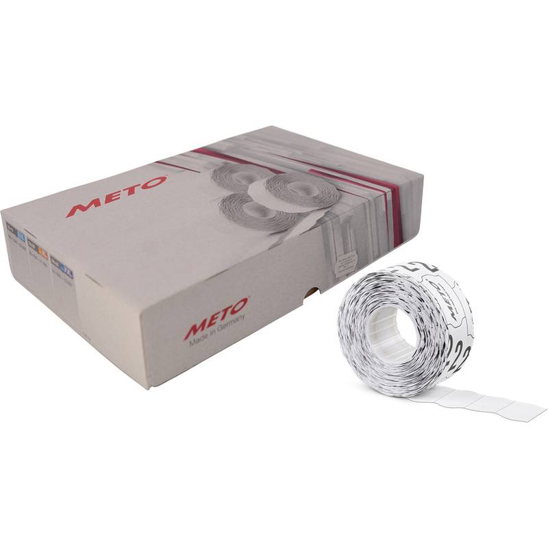 METO Etiketten für Preisauszeichner, 22 x 12 mm, weiß-0