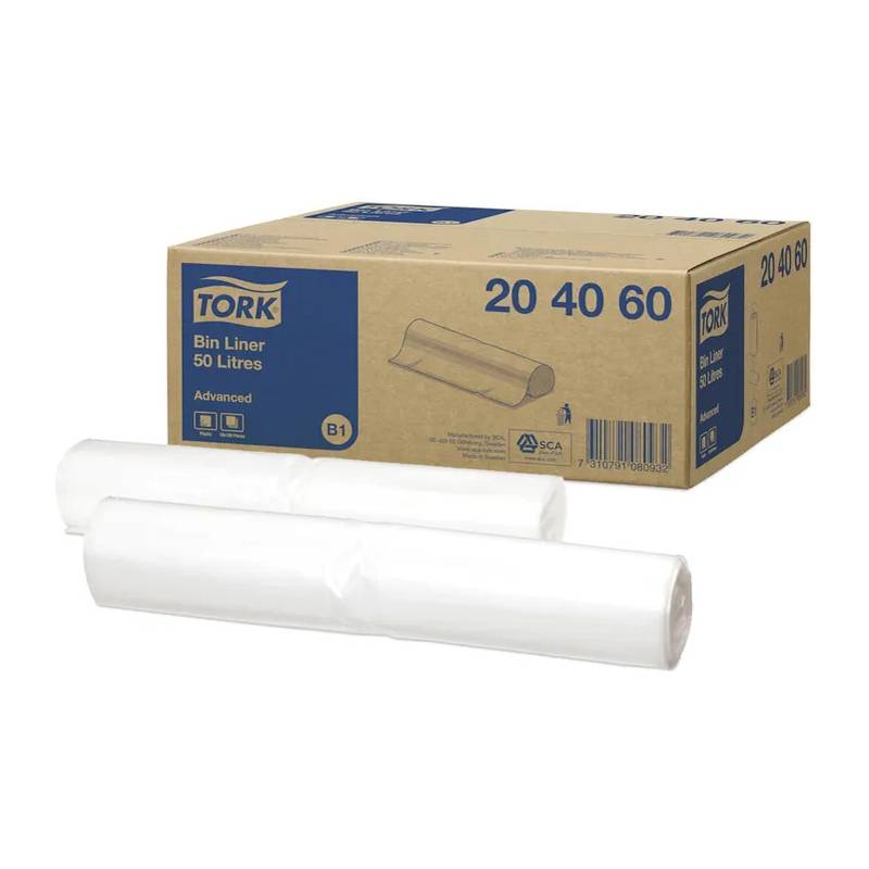 TORK Abfallsack, transparent, 50 Liter-0