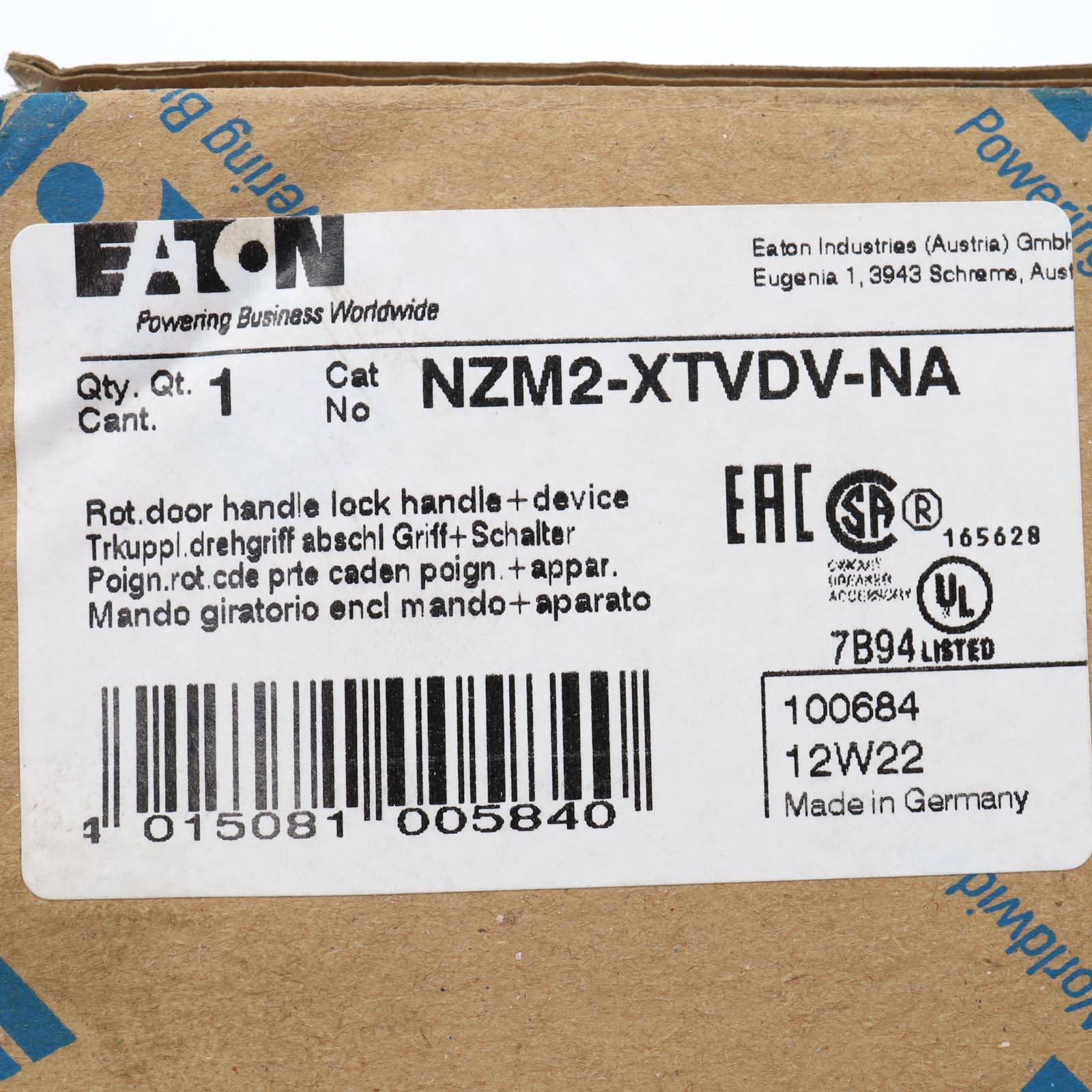 Eaton Türkupplungsdrehgriff NZM2-XTVDV-NA 100684 OVP-1