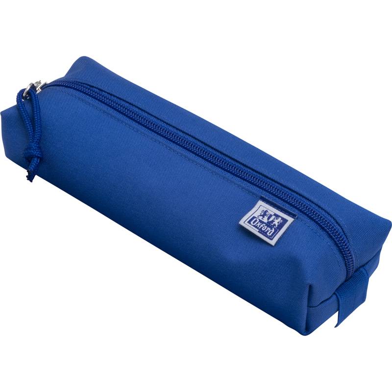 Oxford Schlamper-Etui, Polyester, rechteckig, klein, blau-0
