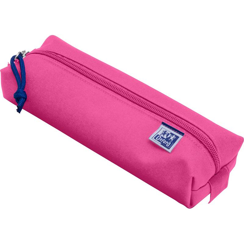 Oxford Schlamper-Etui, Polyester, rechteckig, klein, rosa-0