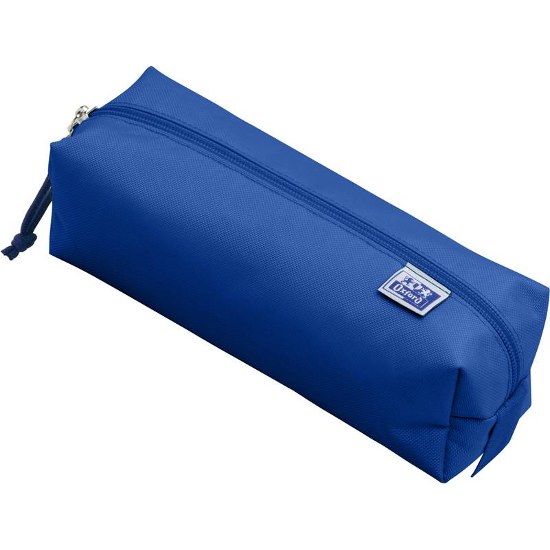 Oxford Schlamper-Etui, Polyester, rechteckig, groß, blau-0