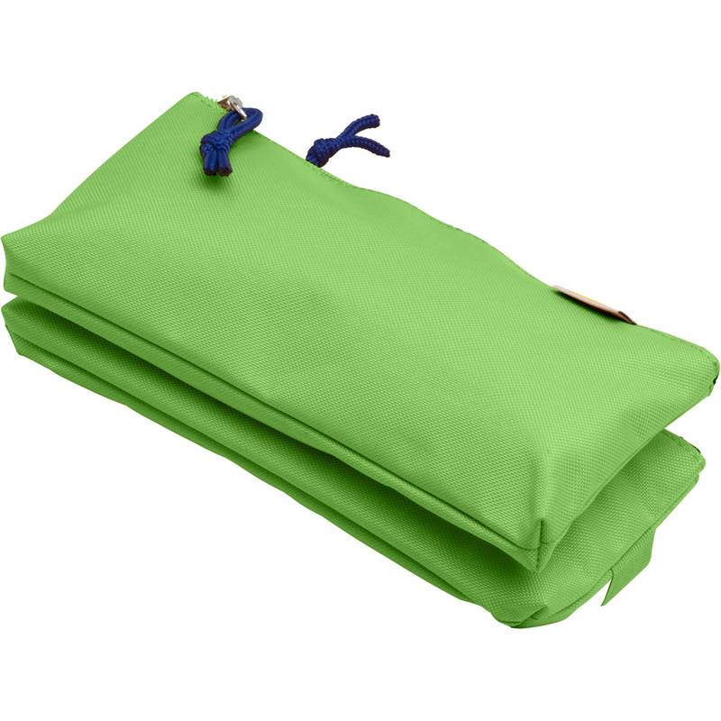 Oxford Doppel-Schlamper-Etui, Polyester, hellgrün-0