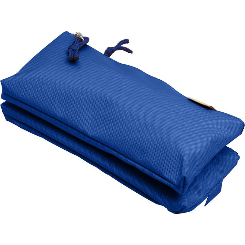 Oxford Doppel-Schlamper-Etui, Polyester, blau-0