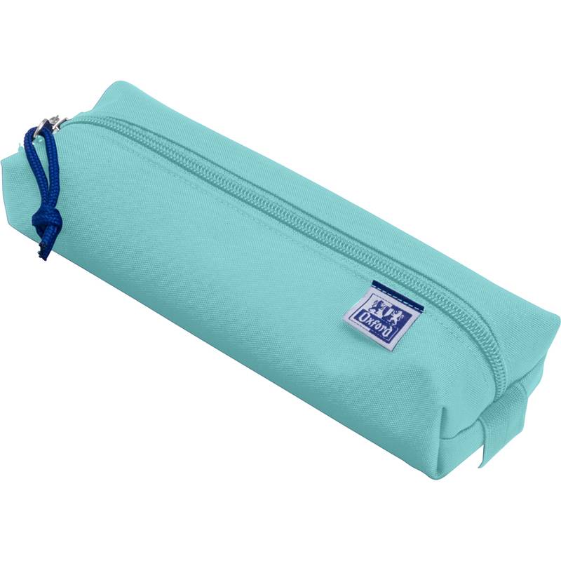 Oxford Schlamper-Etui, Polyester, rechteckig, klein, aqua-0