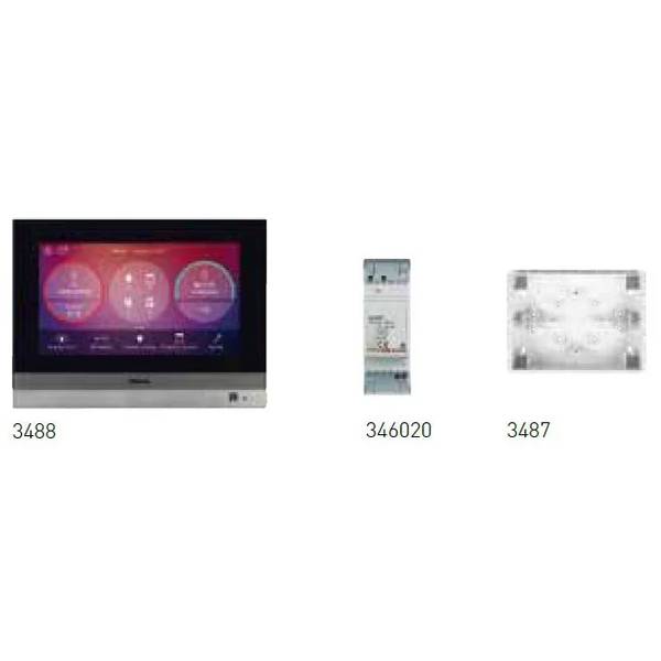 BTICINO HOMETOUCH-Paket MyHOME mit 7"-Touchscreen, WLAN, schwarz, 1 Stk.