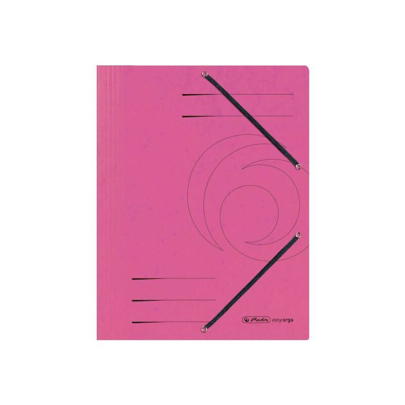 herlitz Eckspannermappe easyorga, DIN A4, fuchsia