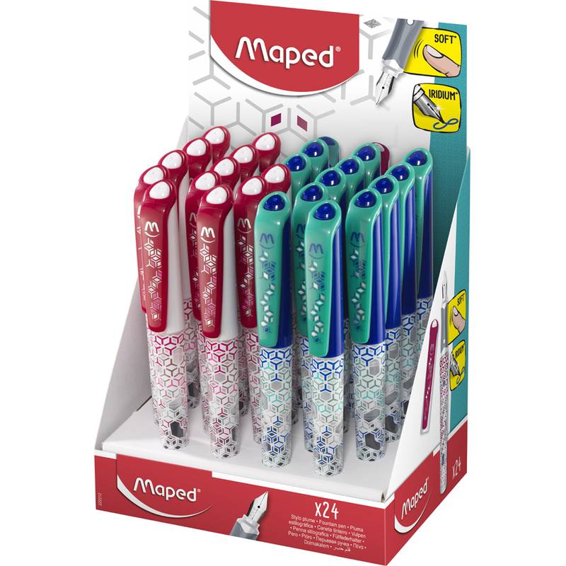 Maped Füllhalter Classic, farbig sortiert, 24er Display-0