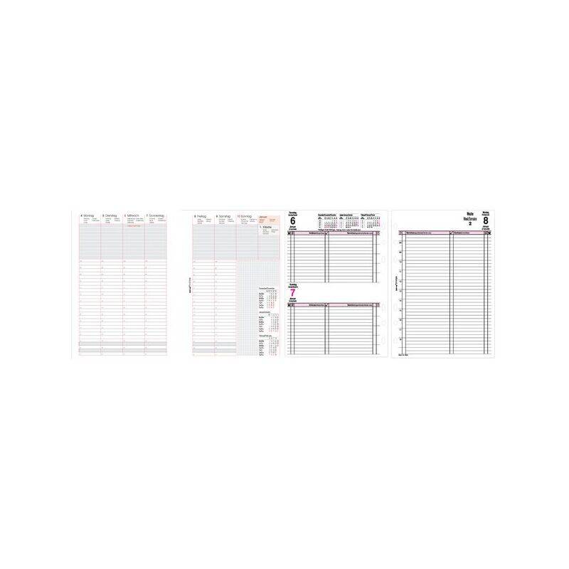 bind Ersatzkalender 2027 für Terminplaner A5 Modell 15501-0