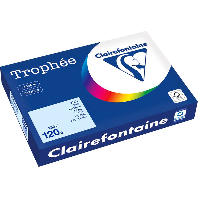 Clairefontaine Multifunktionspapier Trophée, A3, hellblau-0