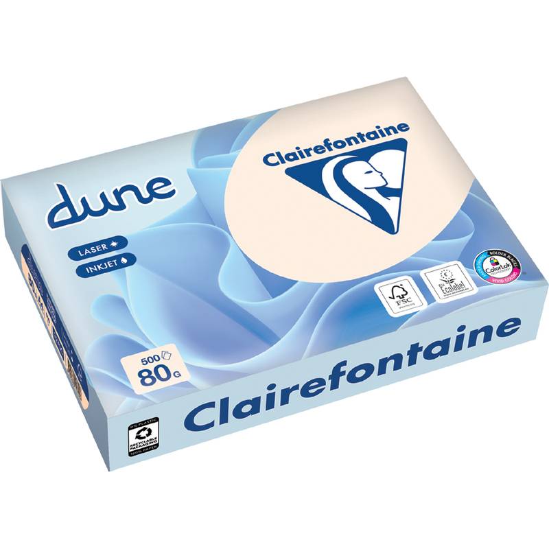 Clairefontaine Multifunktionspapier dune, DIN A4, 80 g/qm-0