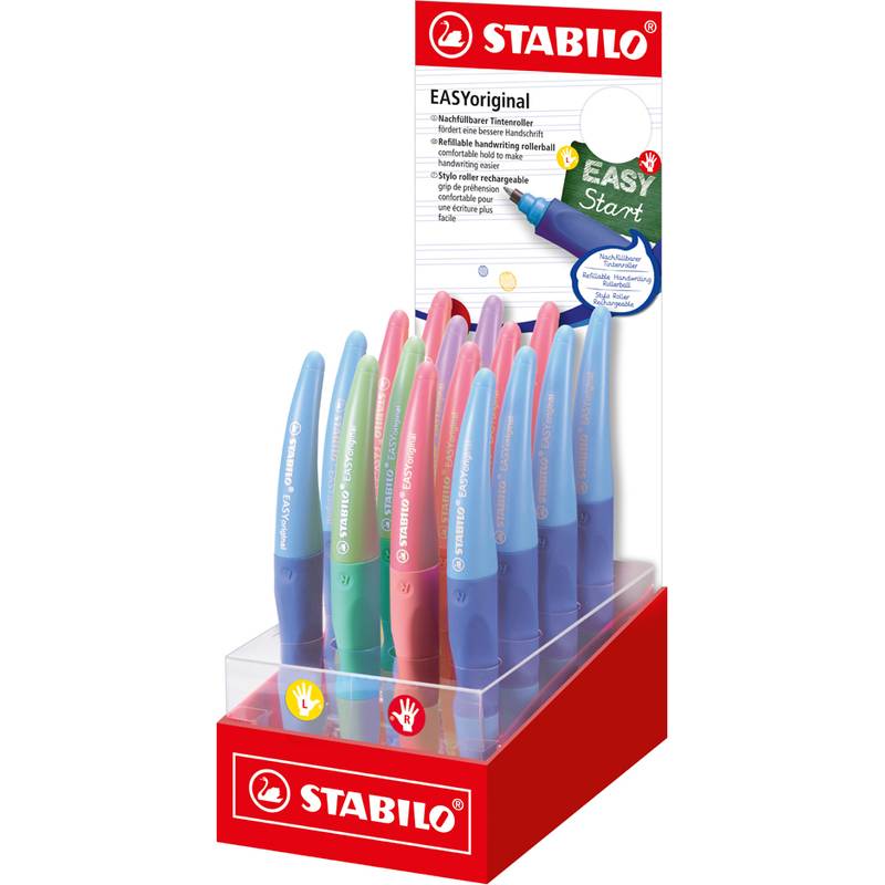 STABILO Tintenroller EASYoriginal Pastel, 16er Display-0