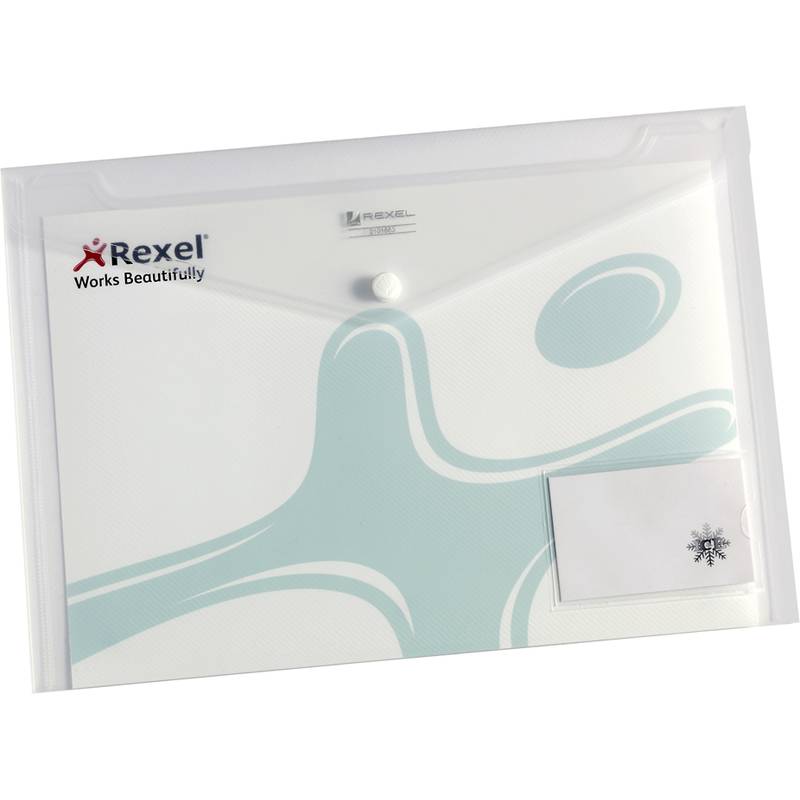 Rexel Dokumententasche, DIN A4, PP, transparent-0